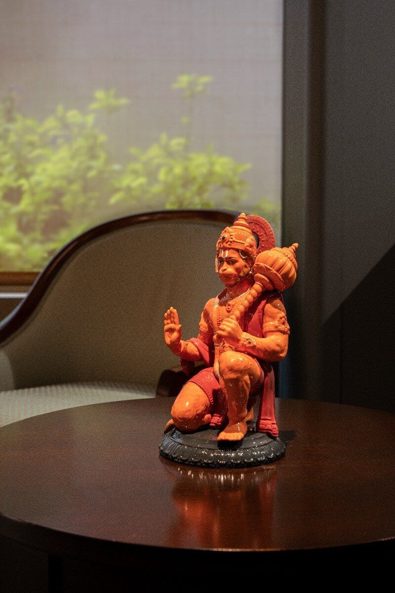 LLADRO Hanuman Heykel Kiremit D’Maison