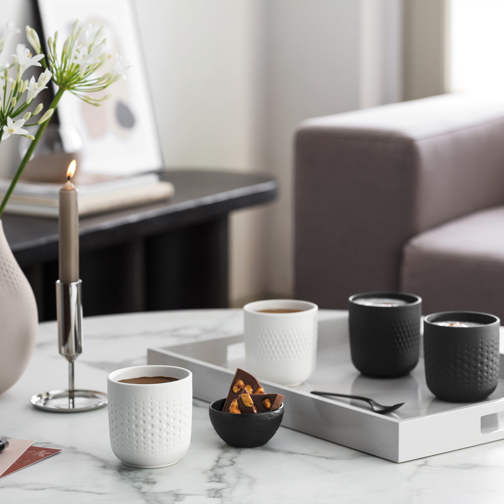 VILLEROY AND BOCH Manufacture Collier Beyaz Kupa 2'li Set D’Maison