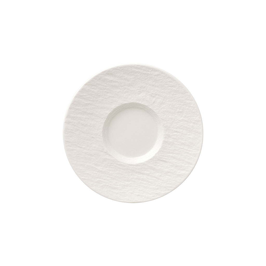 VILLEROY AND BOCH Manufacture Rock Beyaz Kahve, Çay Fincan Tabağı D’Maison