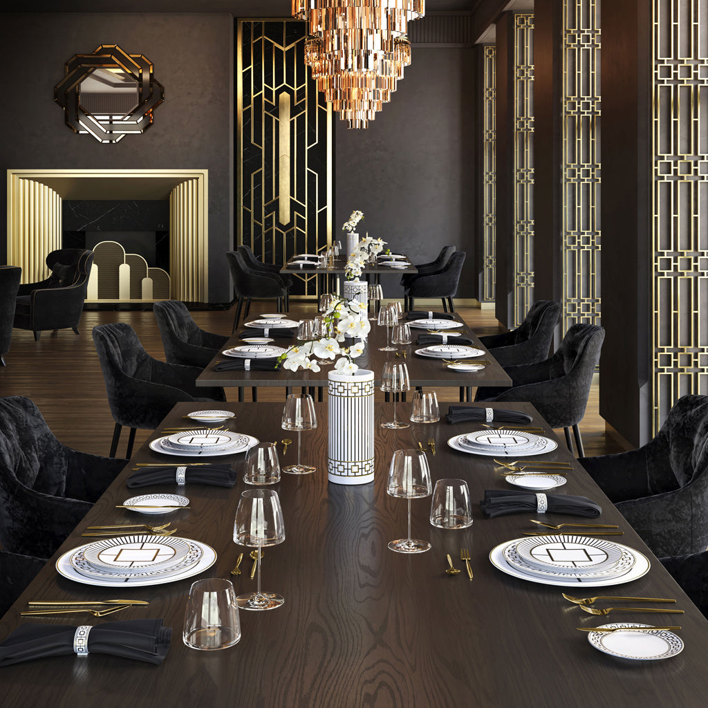 VILLEROY AND BOCH Metrochic Geometrik Desenli Kupa D’Maison