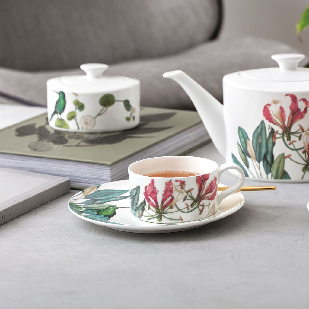 VILLEROY AND BOCH Avarua Tropik Desenli Kahve, Çay Fincanı 0,15 L D’Maison
