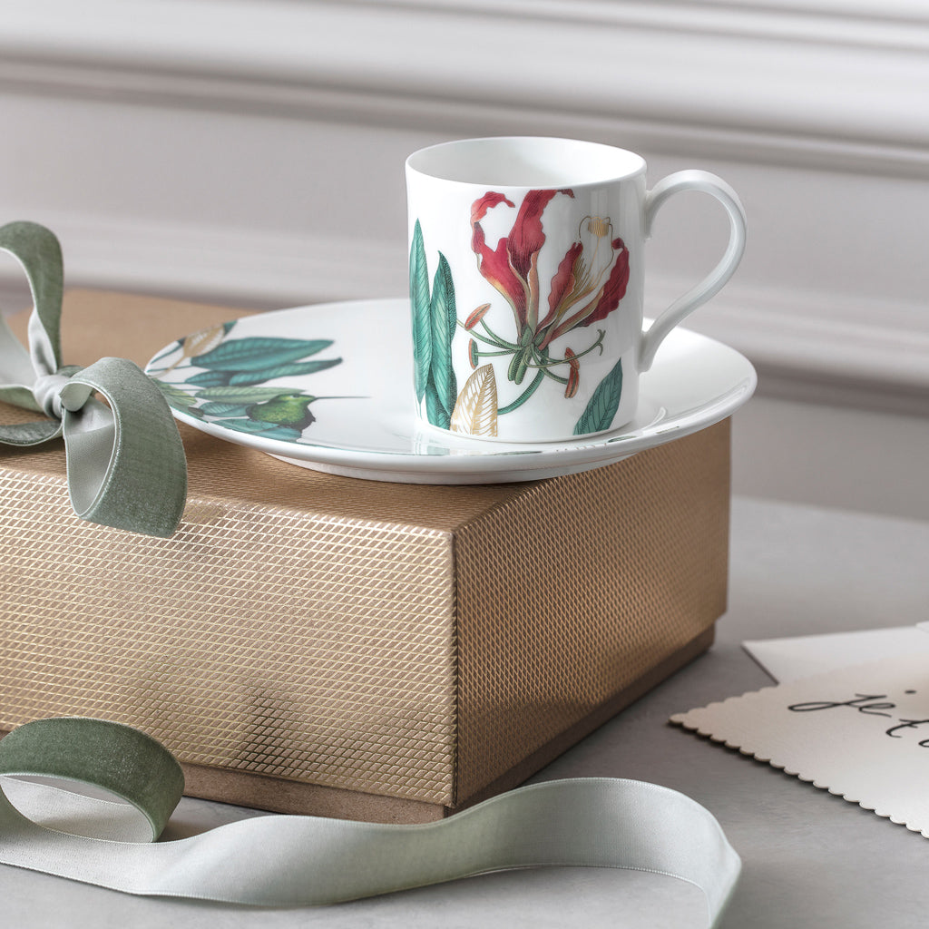 VILLEROY AND BOCH Avarua Tropik Desenli Kahve, Çay Fincanı 0,17 L D’Maison