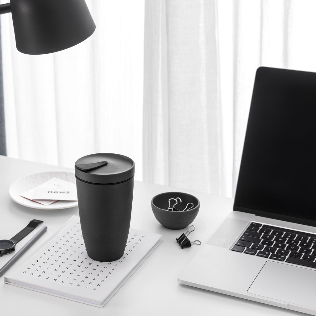 VILLEROY AND BOCH Coffee To Go Siyah Porselen Kupa Termos 0,35 L D’Maison