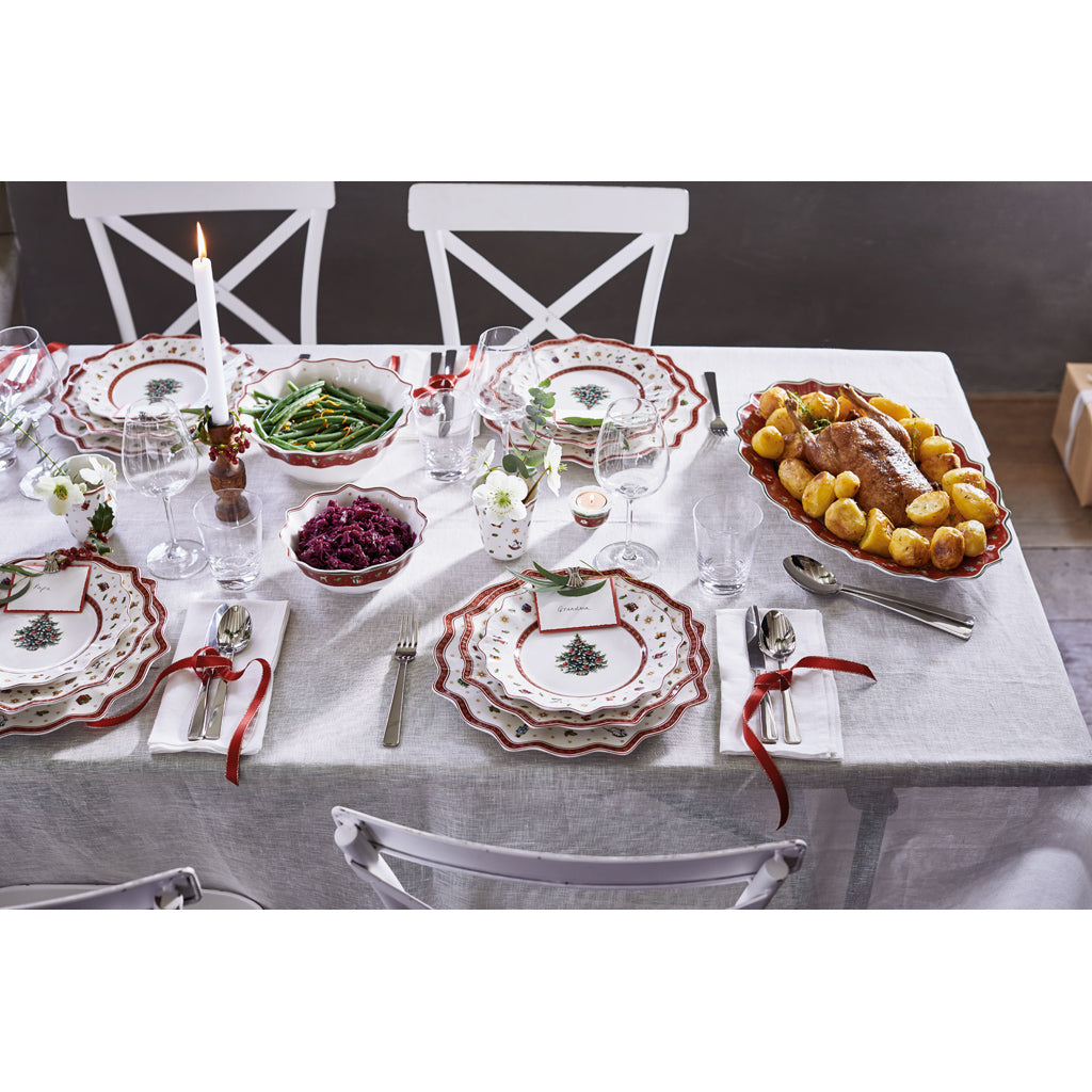 VILLEROY AND BOCH Toy's Delight Yılbaşı Kahve, Çay Fincan Tabağı D’Maison