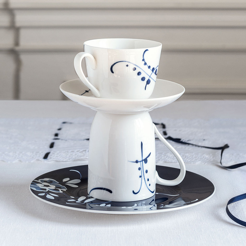 VILLEROY AND BOCH Old Luxembourg Brindille Blue Blanc Kupa D’Maison