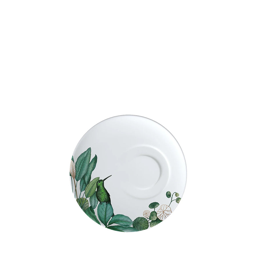 VILLEROY AND BOCH Avarua Tropik Desenli Kahve, Çay Fincan Tabağı D’Maison