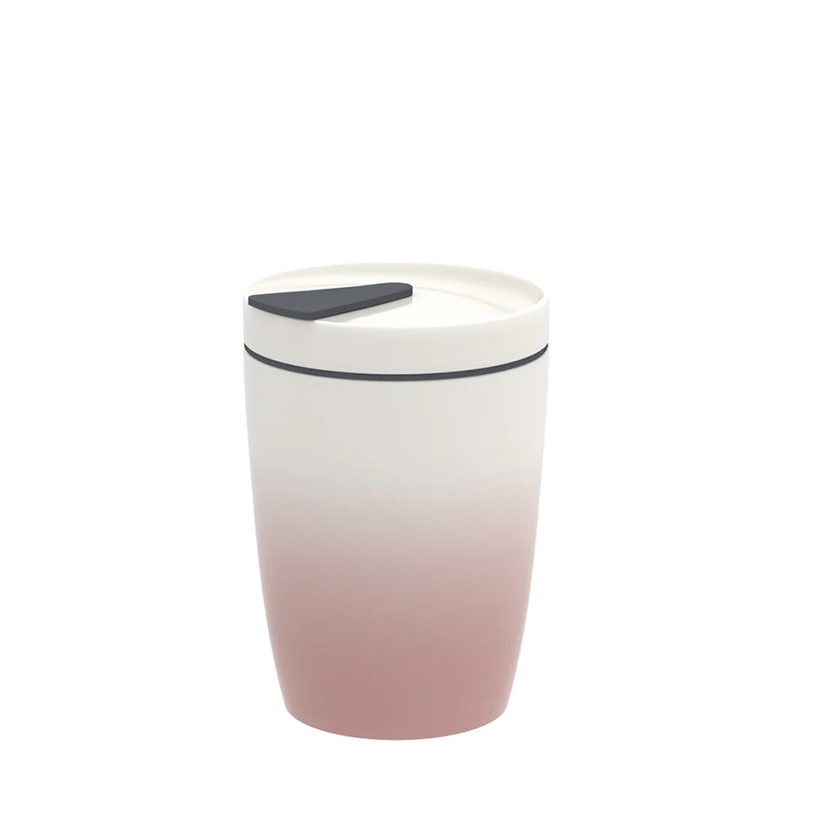 VILLEROY AND BOCH Coffee To Go Pembe Porselen Kupa Termos 0,29L D’Maison