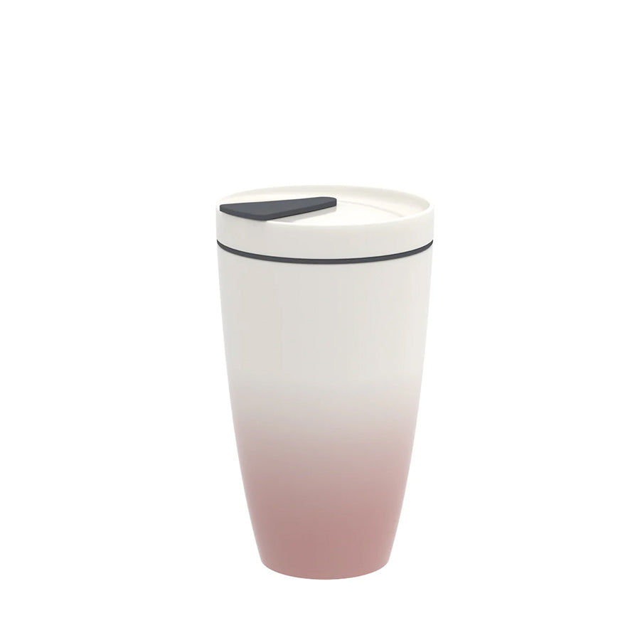 VILLEROY AND BOCH Coffee To Go Pembe Porselen Kupa Termos 0,35L D’Maison