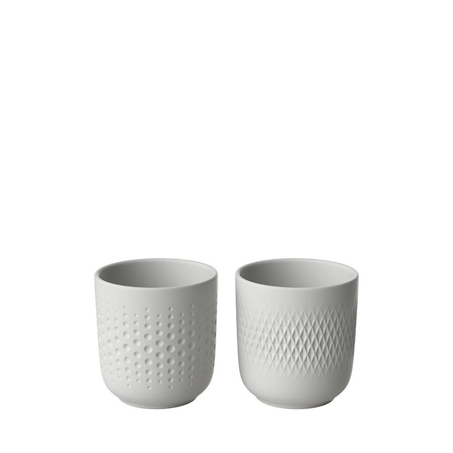 VILLEROY AND BOCH Manufacture Collier Beyaz Kupa 2'li Set D’Maison