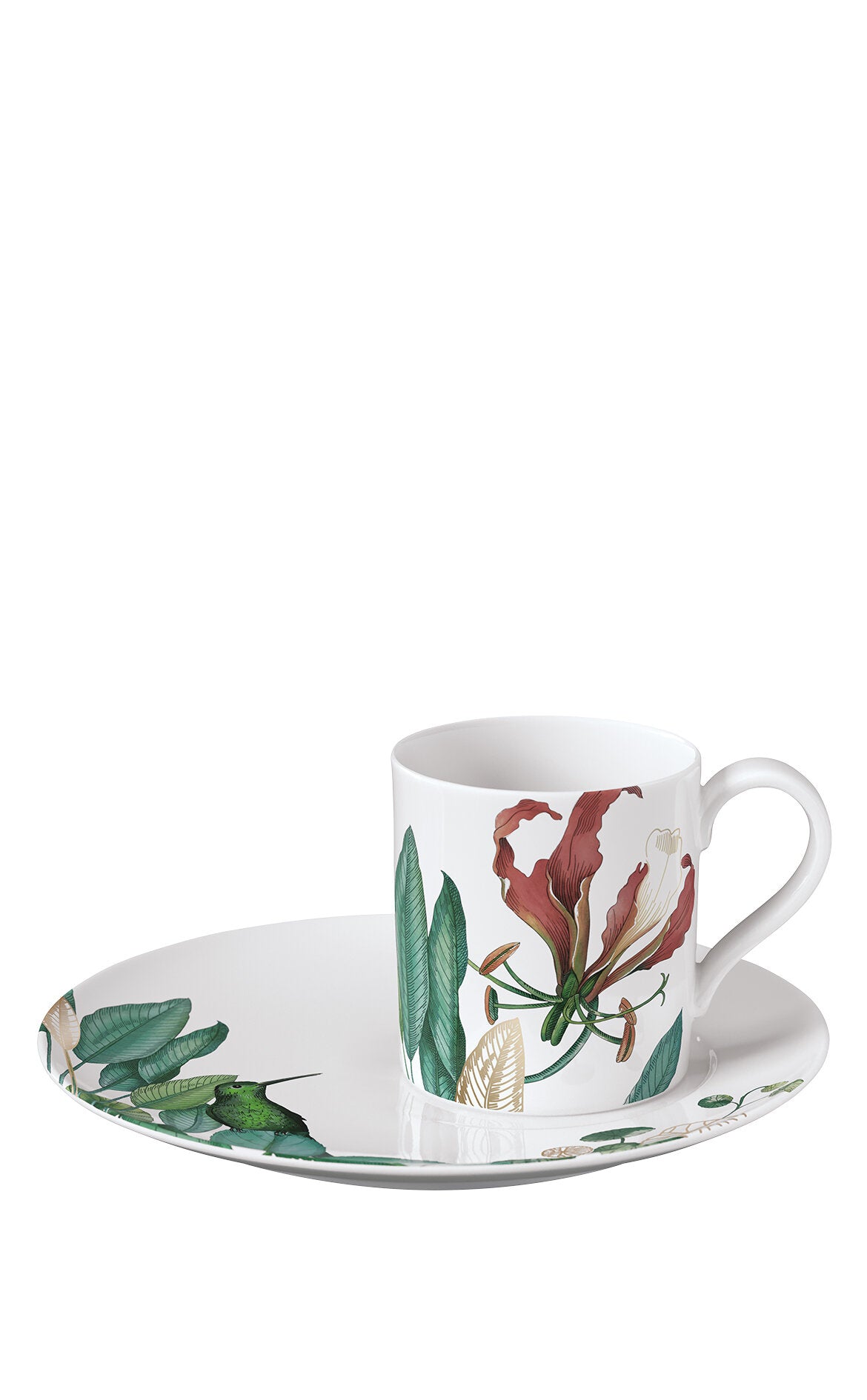 VILLEROY AND BOCH Avarua Tropik Desenli Kahve, Çay Fincanı 0,17 L D’Maison