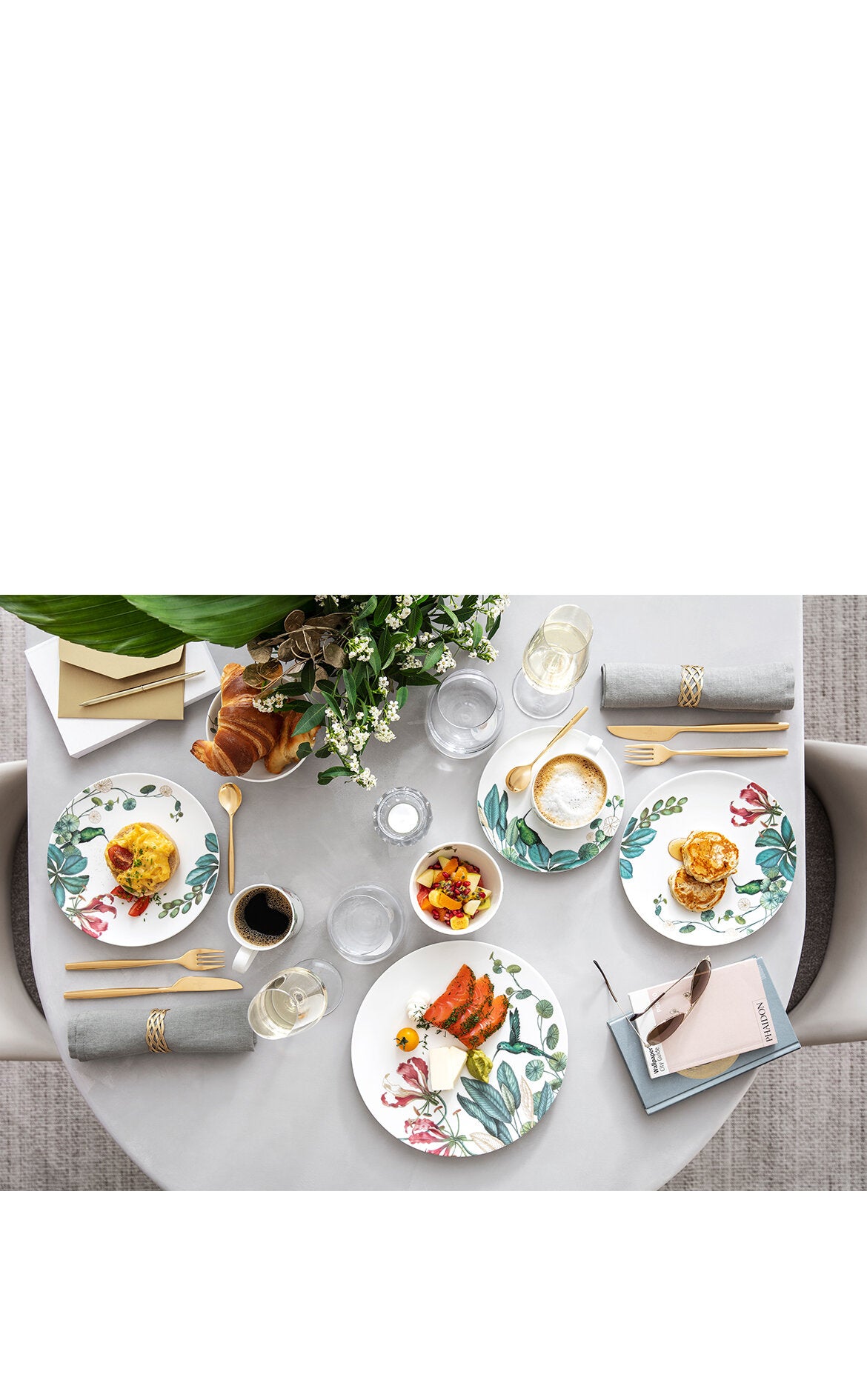 VILLEROY AND BOCH Avarua Tropik Desenli Kahve, Çay Fincanı 0,17 L D’Maison