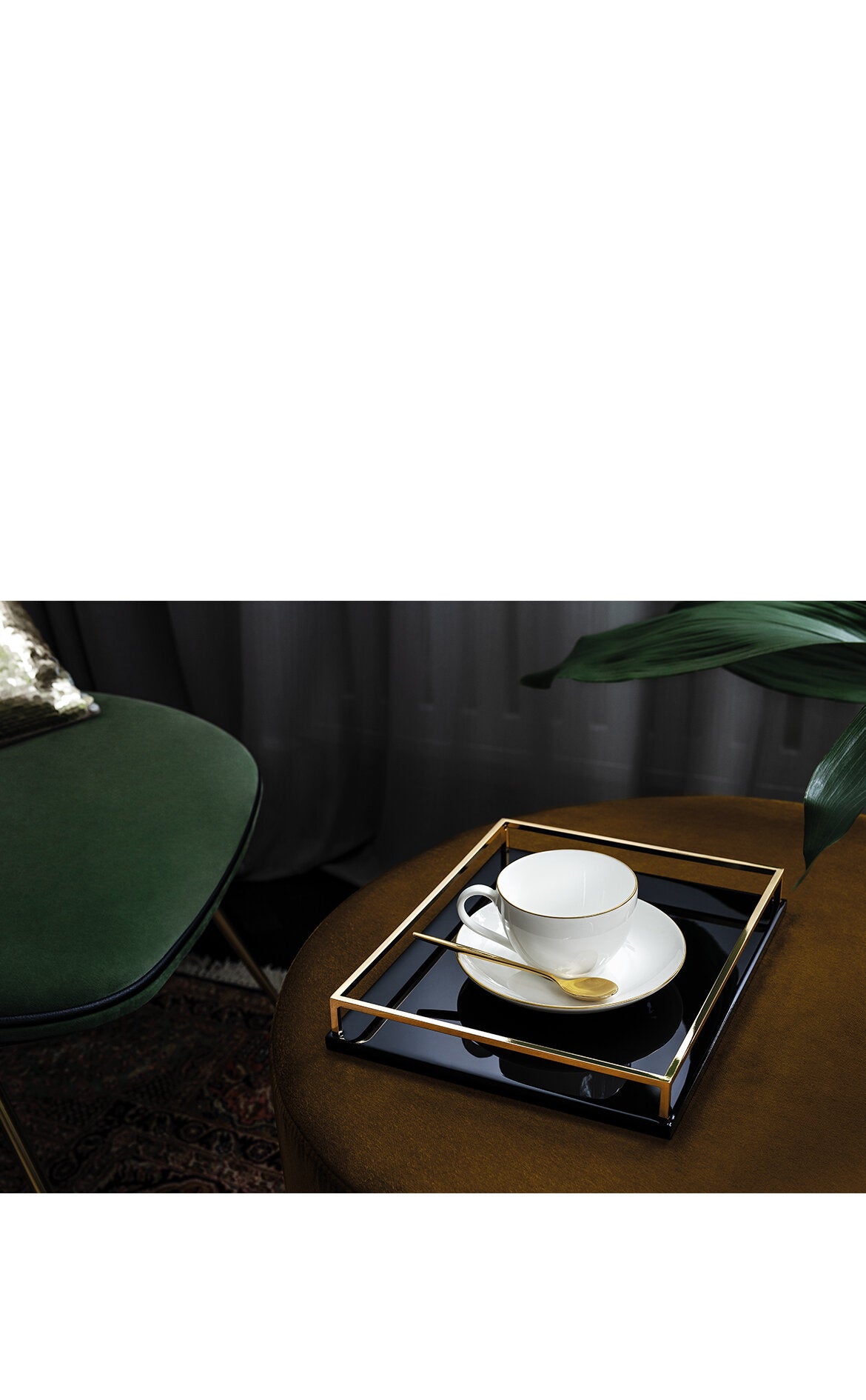 VILLEROY AND BOCH Anmut Beyaz Gold Kahve, Çay Fincanı 0,20 L D’Maison