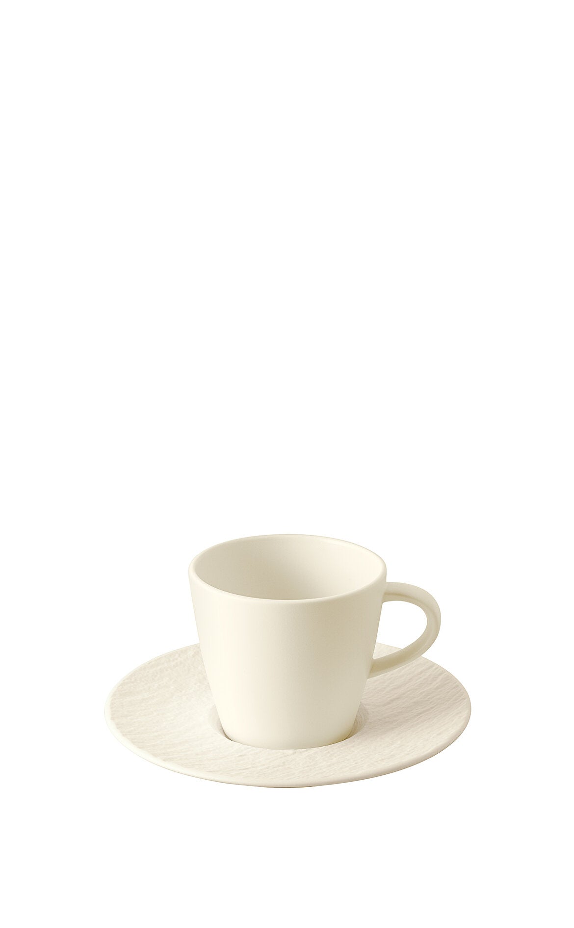 VILLEROY AND BOCH Manufacture Rock Beyaz Kahve, Çay Fincanı 0,15 L D’Maison