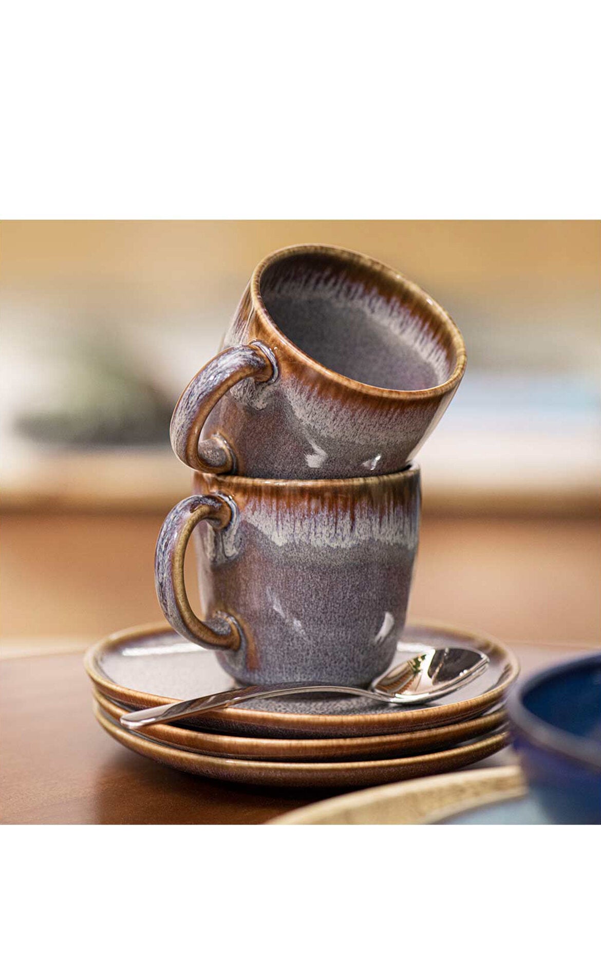 VILLEROY AND BOCH Lave Bej Kahve, Çay Fincan Tabağı D’Maison