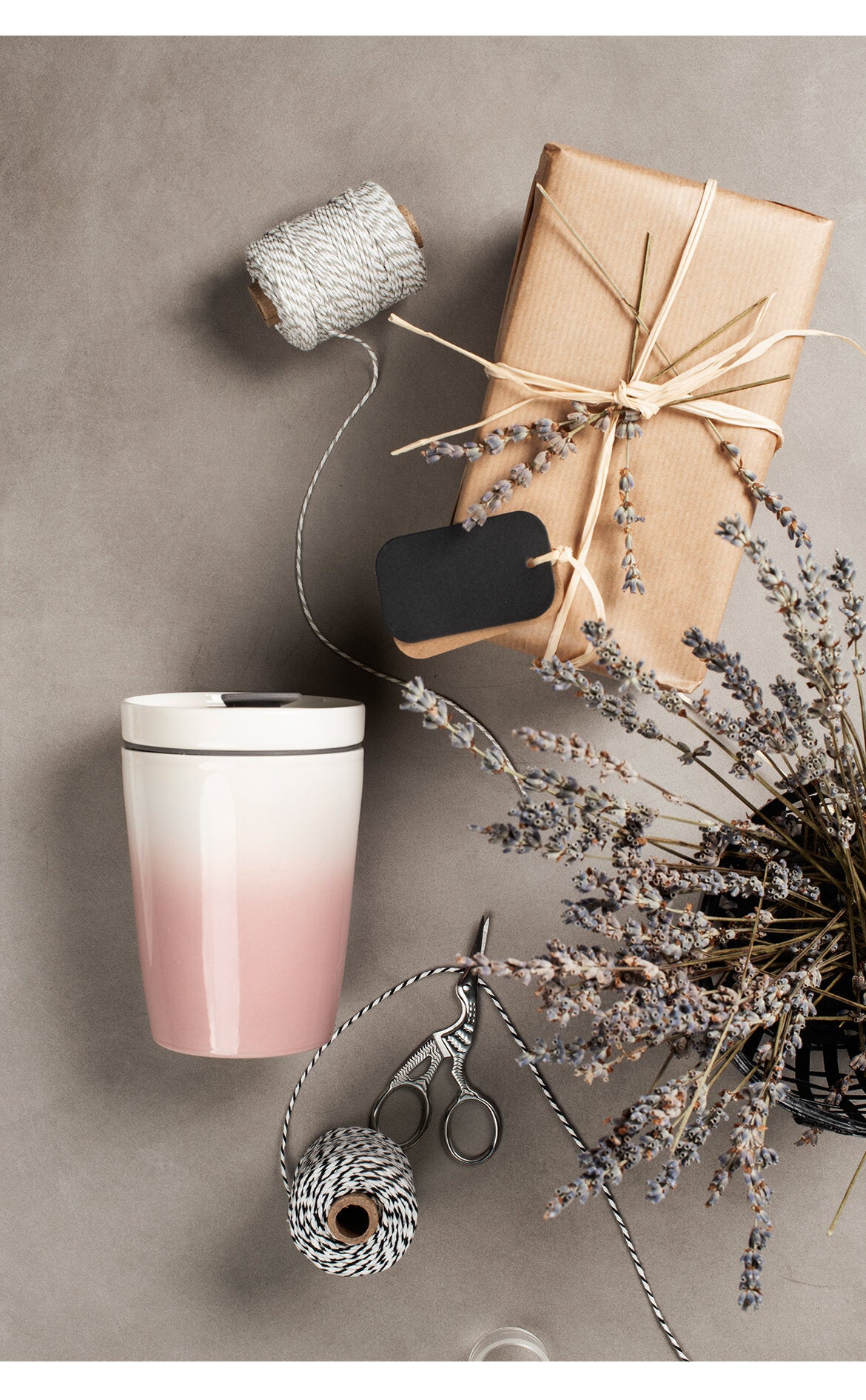 VILLEROY AND BOCH Coffee To Go Pembe Porselen Kupa Termos 0,29L D’Maison