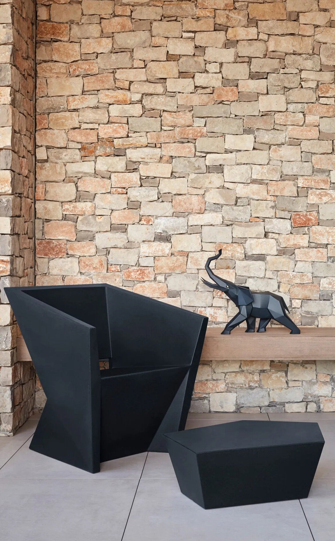 LLADRO H Fil Heykel Siyah D’Maison