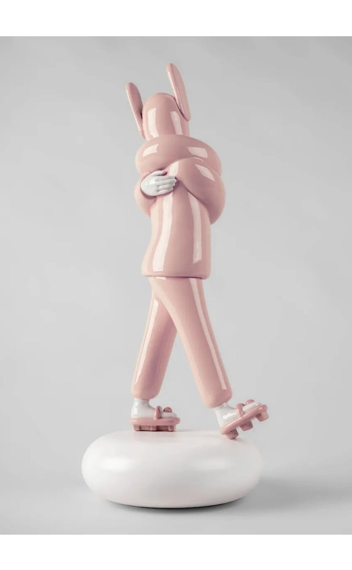 LLADRO Kucaklaşma Pembe Heykel D’Maison