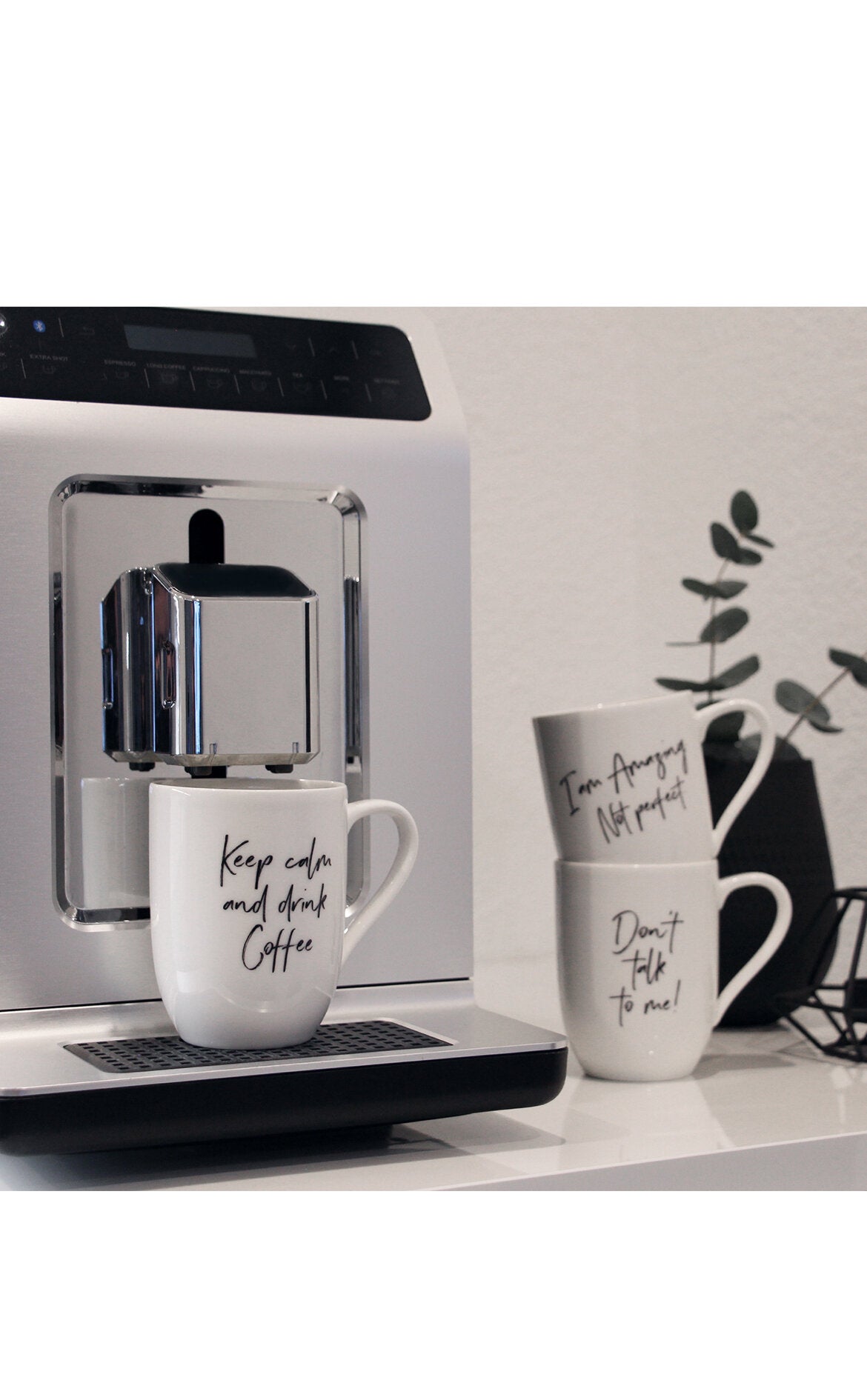 VILLEROY AND BOCH Statement Mesajlı Kupa 'Keep Calm And Drink Coffee' D’Maison