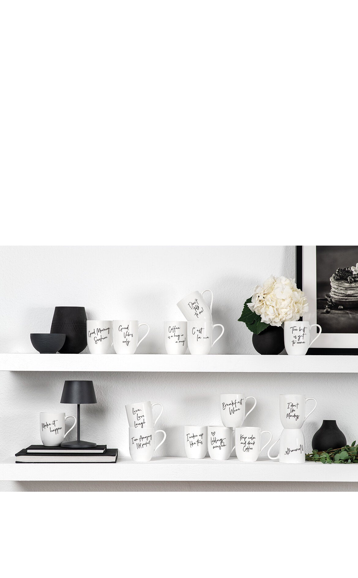 VILLEROY AND BOCH Statement Mesajlı Kupa 'Keep Calm And Drink Coffee' D’Maison