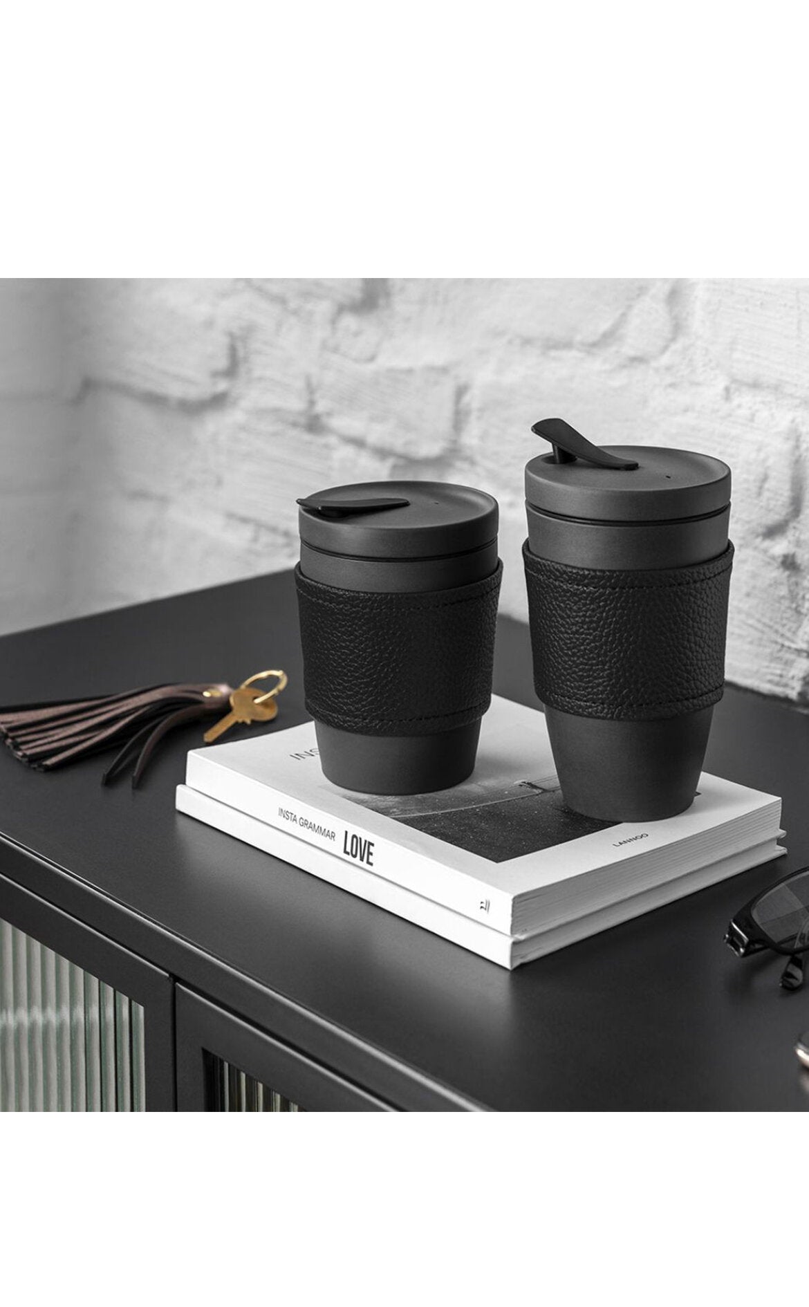 VILLEROY AND BOCH Coffee To Go Siyah Porselen Kupa Termos 0,35 L D’Maison