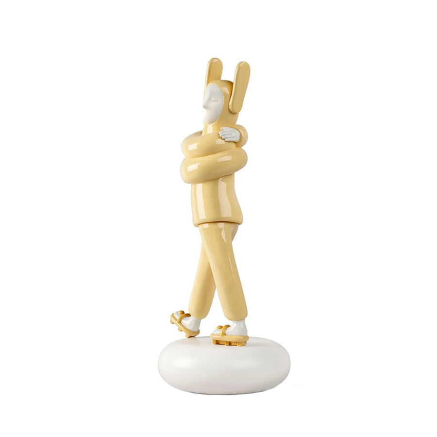 LLADRO Kucaklaşma Sarı Heykel D’Maison
