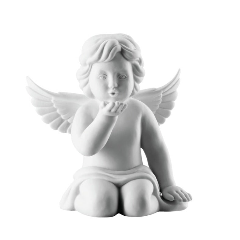 ROSENTHAL El Öpen Melek Beyaz Porselen Biblo 14 cm D’Maison