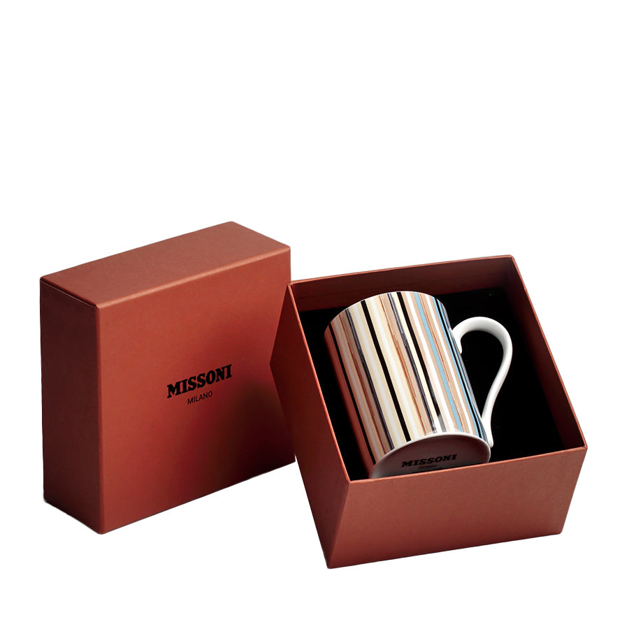 MISSONI HOME Stripes Jenkins 148 Kahve Bej Çizgi Desenli Kupa D’Maison