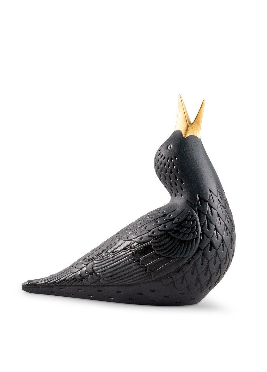 LLADRO H Lladro Siyah Kuş 1 D’Maison 