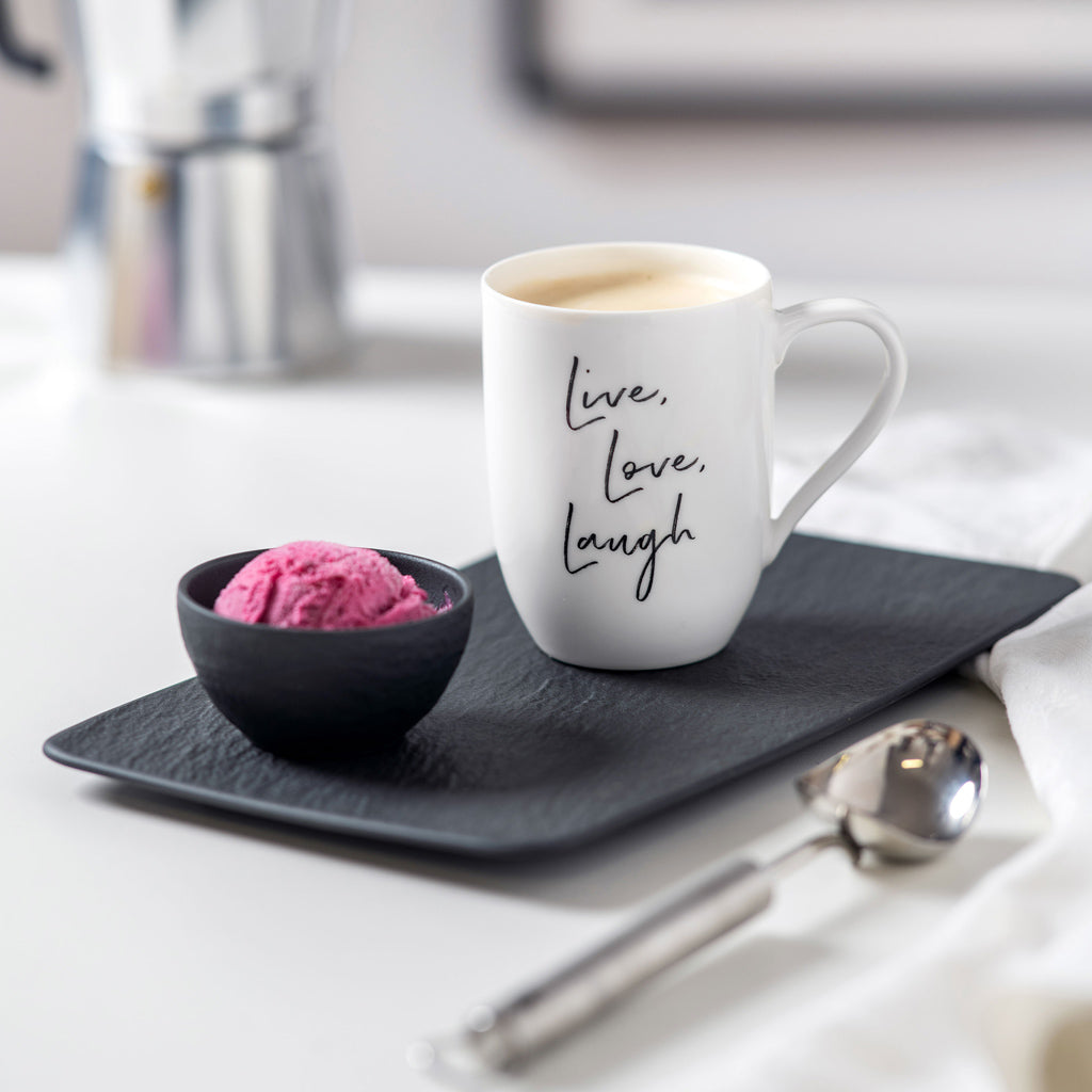 VILLEROY AND BOCH H Statement Mesajlı Kupa 'Live Love Laugh' D’Maison 