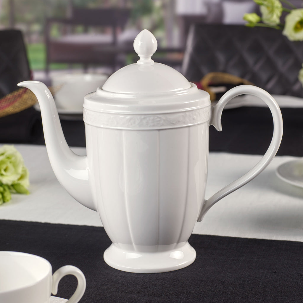 VILLEROY AND BOCH H White Pearl Kahve, Çay Potu D’Maison 