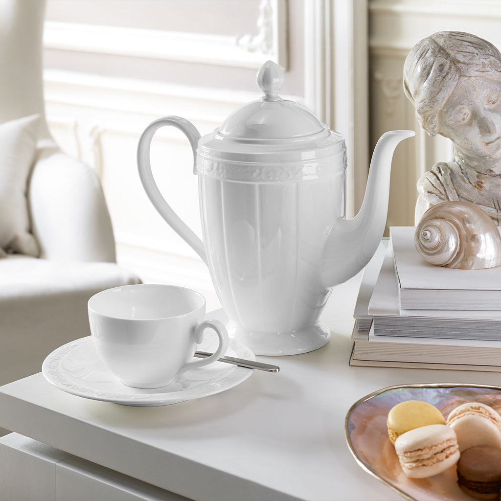 VILLEROY AND BOCH H White Pearl Kahve, Çay Potu D’Maison 