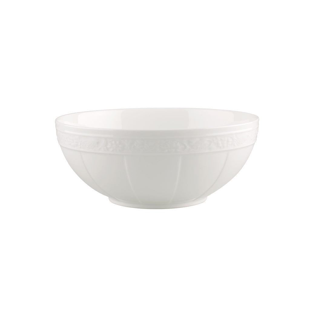 VILLEROY AND BOCH H White Pearl Beyaz Servis Kasesi 24 cm D’Maison 