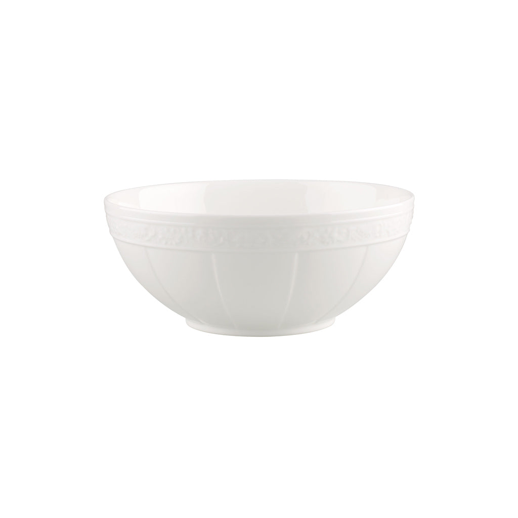 VILLEROY AND BOCH H White Pearl Beyaz Servis Kasesi 21 cm D’Maison 