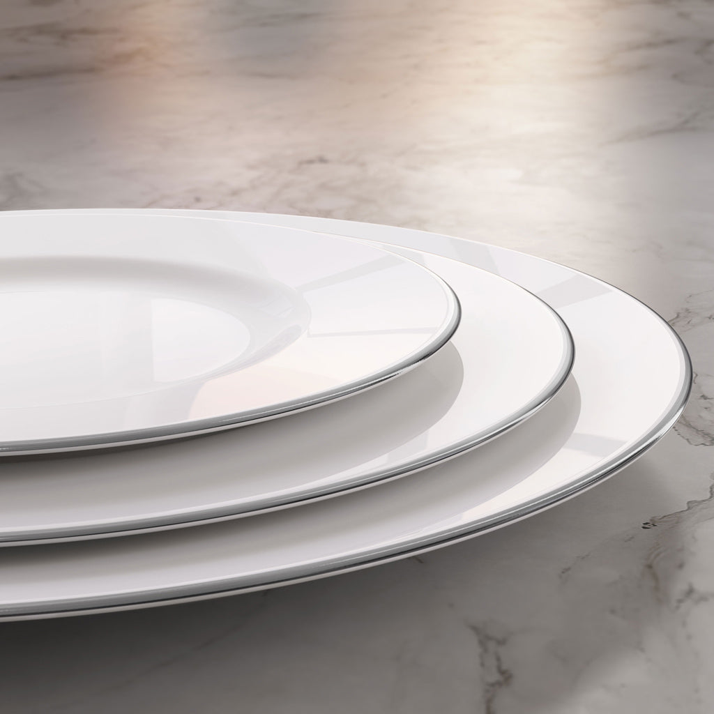 VILLEROY AND BOCH Anmut Beyaz Platin Türk Kahvesi Fincanı D’Maison 