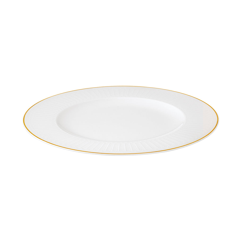 VILLEROY AND BOCH H Chateau Septfontaines Beyaz Gold Servis Tabağı, Supla 29 cm D’Maison 