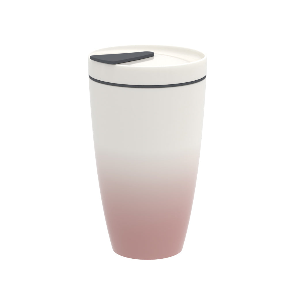 VILLEROY AND BOCH H Coffee To Go Pembe Porselen Kupa Termos 0,35L D’Maison 