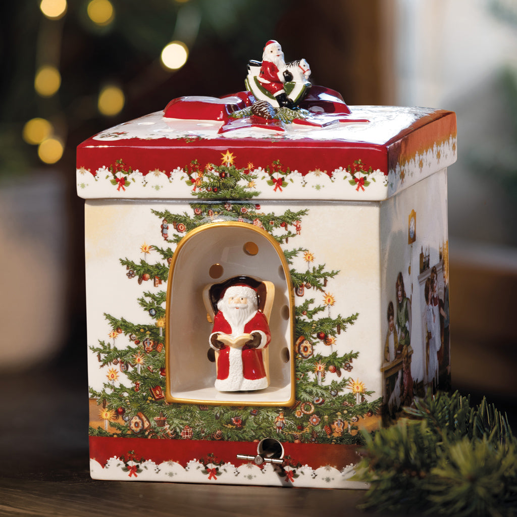 VILLEROY AND BOCH H Christmas Toys Noel Baba Müzik Kutusu D’Maison 