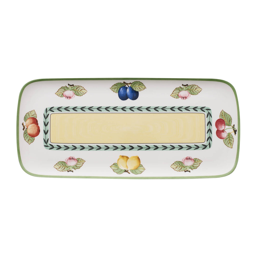 VILLEROY AND BOCH H French Garden Dikdörtgen Servis Tabağı 35 cm D’Maison 