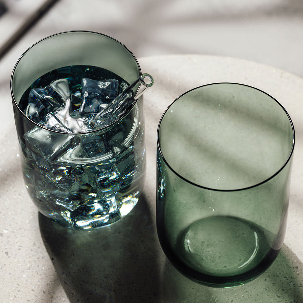 VILLEROY AND BOCH H Like Yeşil Kristal Su, Meşrubat Bardağı 2'li Set D’Maison 