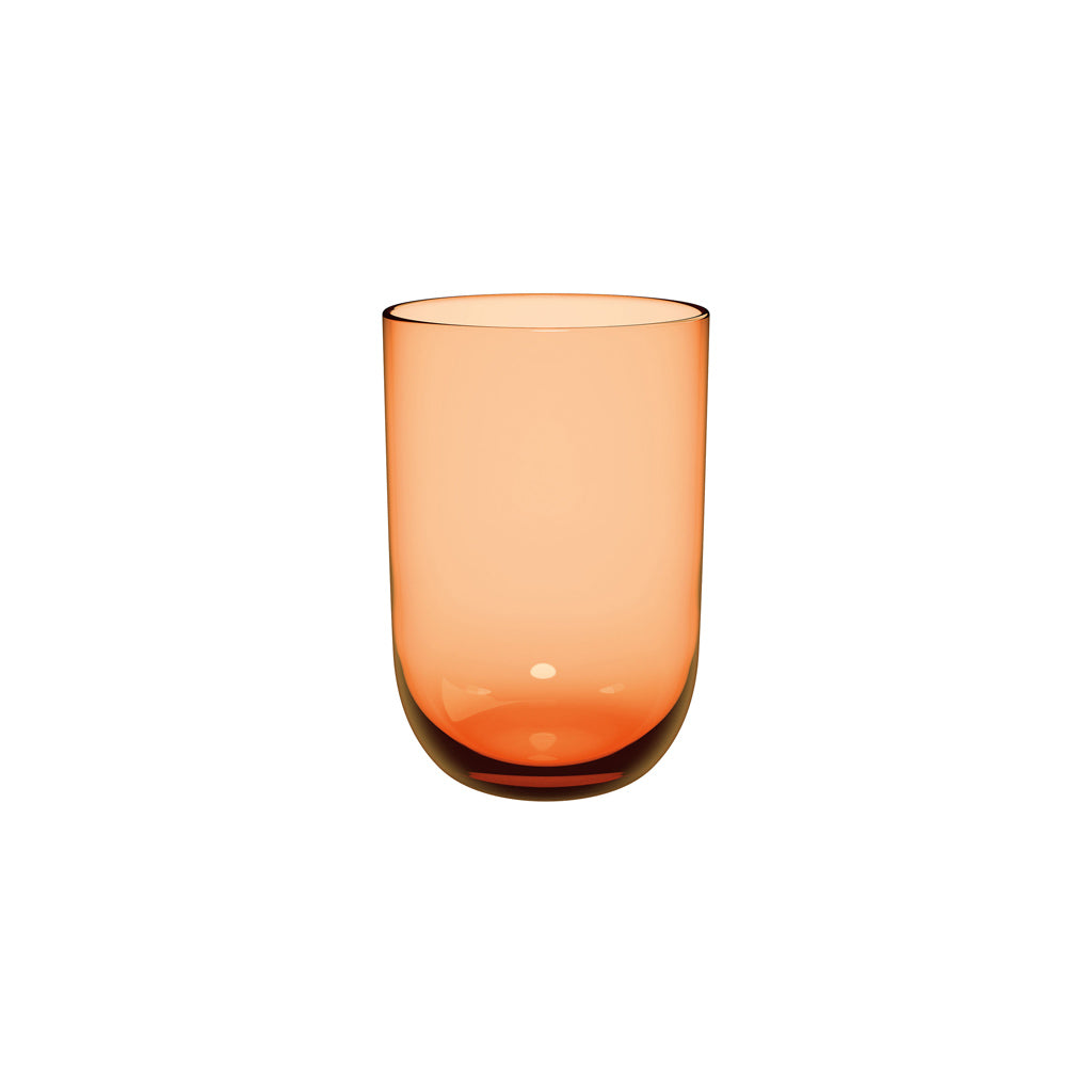 VILLEROY AND BOCH H Like Turuncu Kristal Su, Meşrubat Bardağı 2'li Set D’Maison 