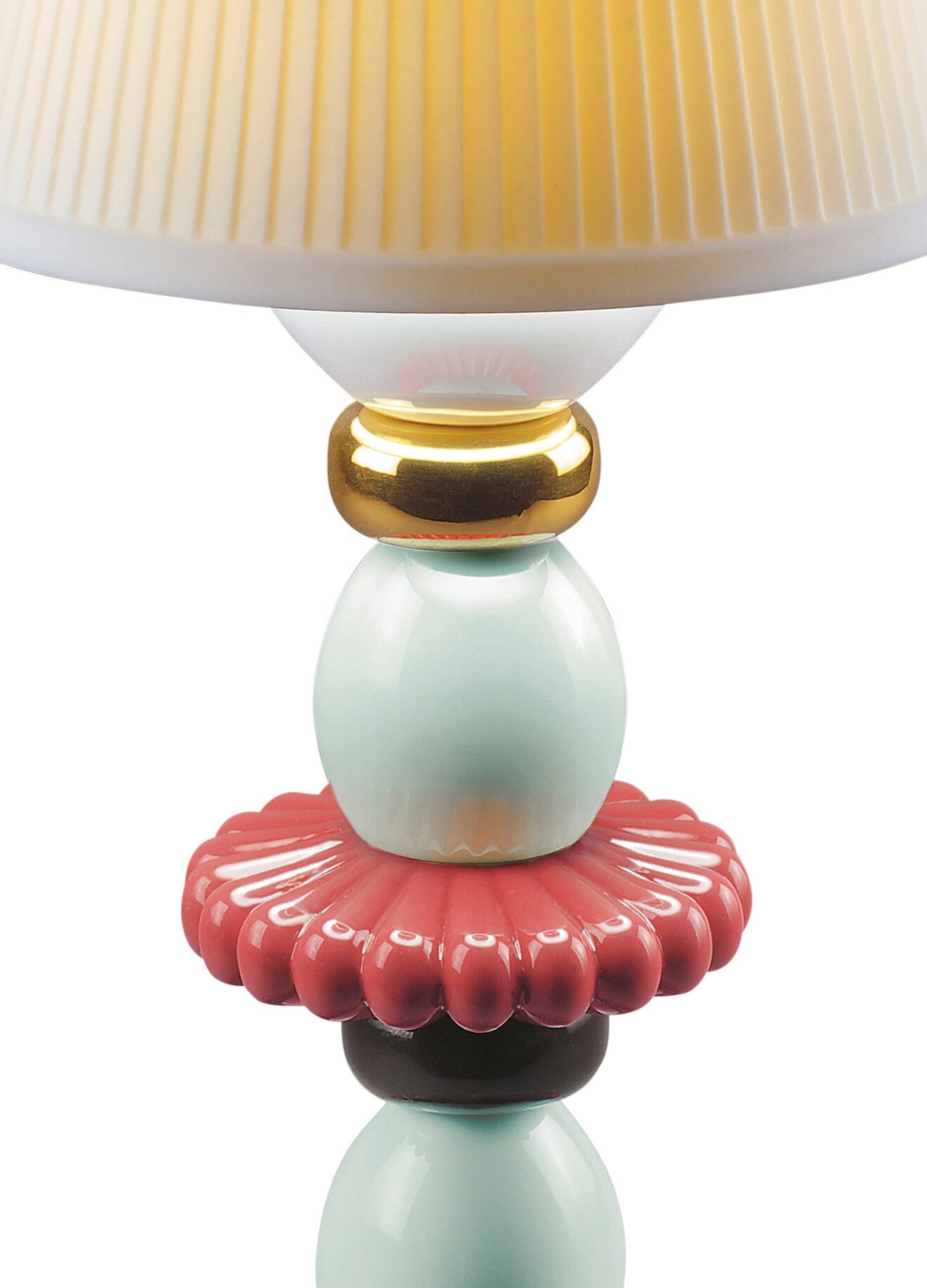 LLADRO H Lladro Lotus Firefly Pilli Abajur Altın D’Maison 