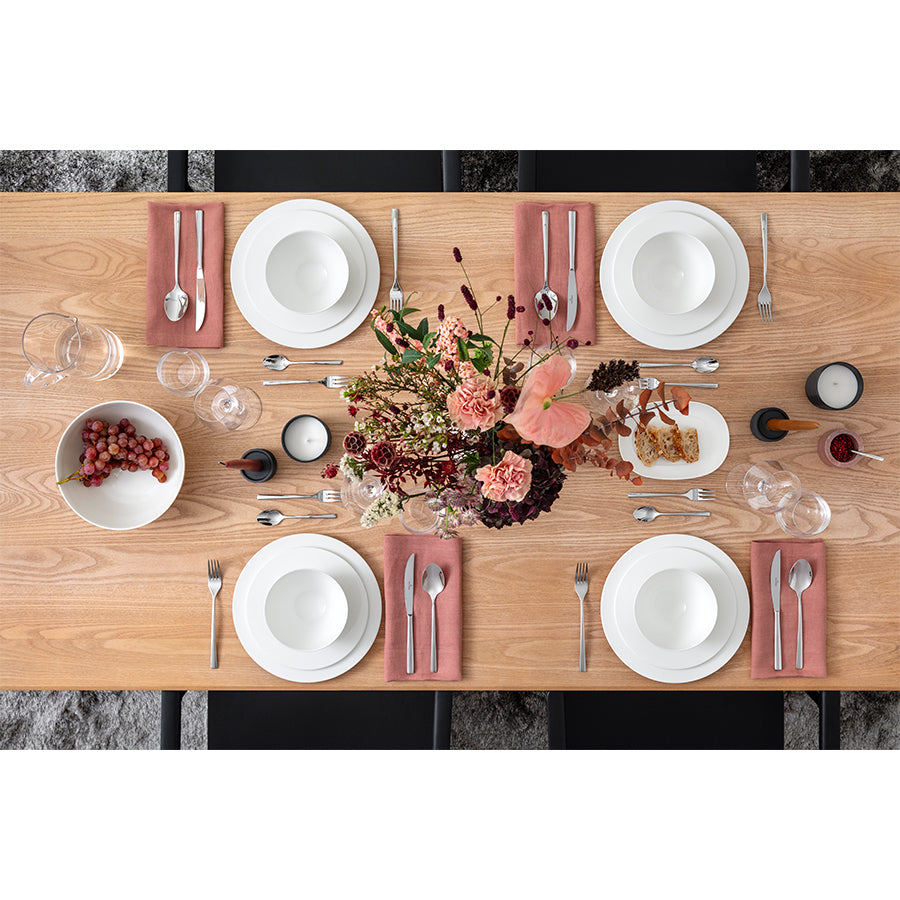 VILLEROY AND BOCH Royal 12 Kişilik Beyaz 51 Parça Porselen Yemek Takımı D’Maison 