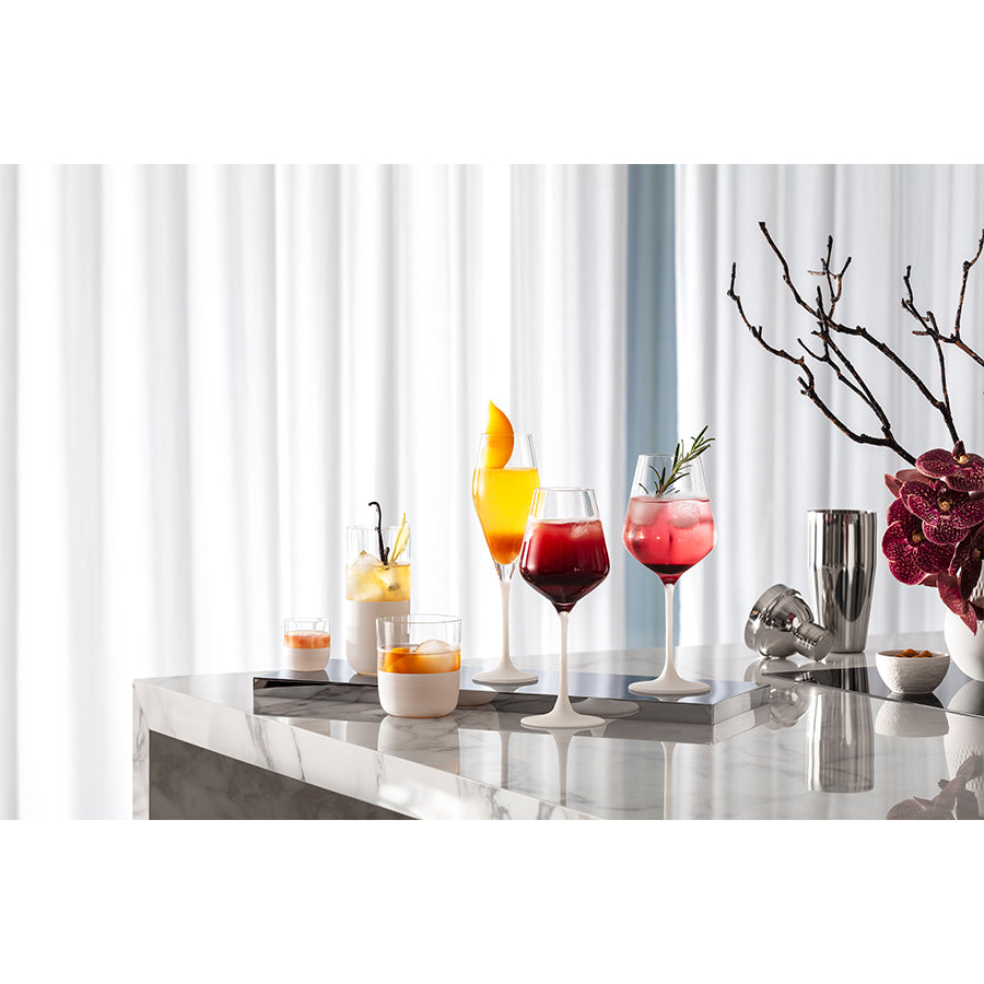 VILLEROY AND BOCH Manufacture Rock Blanc Kristal Kırmızı Şarap Kadehi D’Maison 