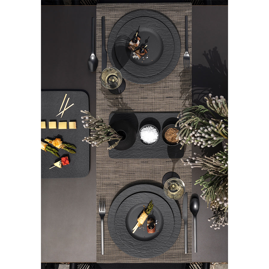 VILLEROY AND BOCH Manufacture Rock 12 Kişilik 75 Parça Porselen Yemek ve Kahvaltı Takımı D’Maison 