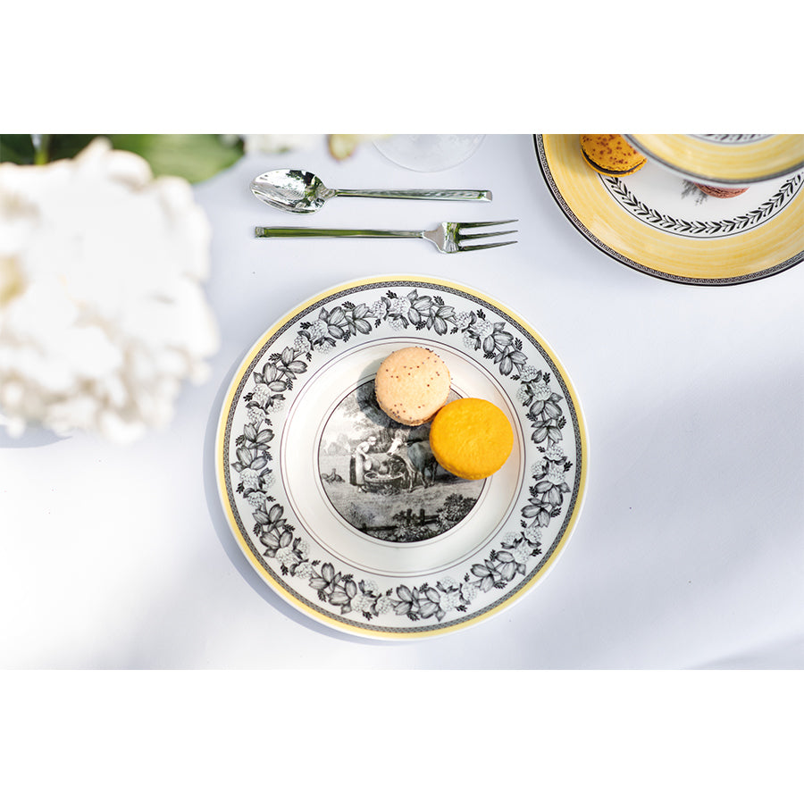 VILLEROY AND BOCH Audun Ferme 4 Kişilik 16 Parça Porselen Yemek Seti D’Maison 