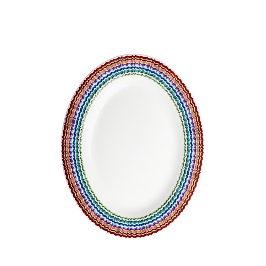 Waves Oval Servis Tabağı 36 cm