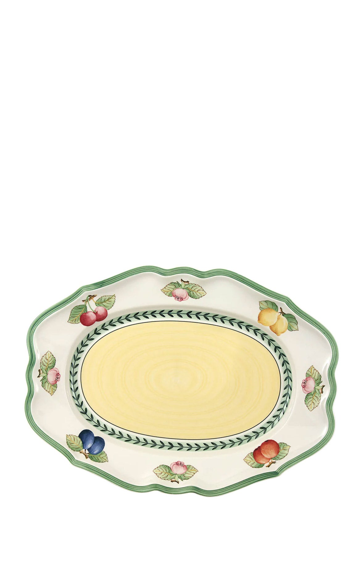 French Garden Oval Servis Tabağı 37 cm