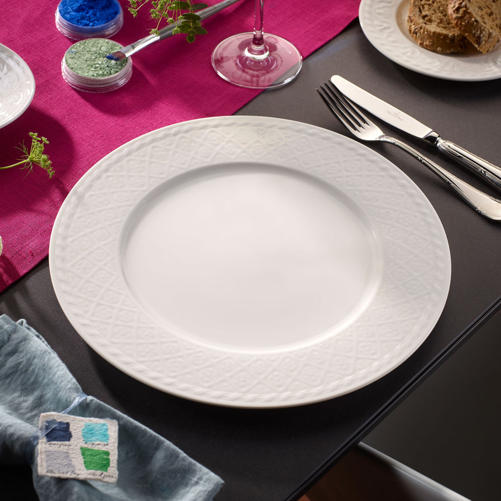 VILLEROY AND BOCH H Cellini Beyaz Ekmek Tabağı 16 cm D’Maison 