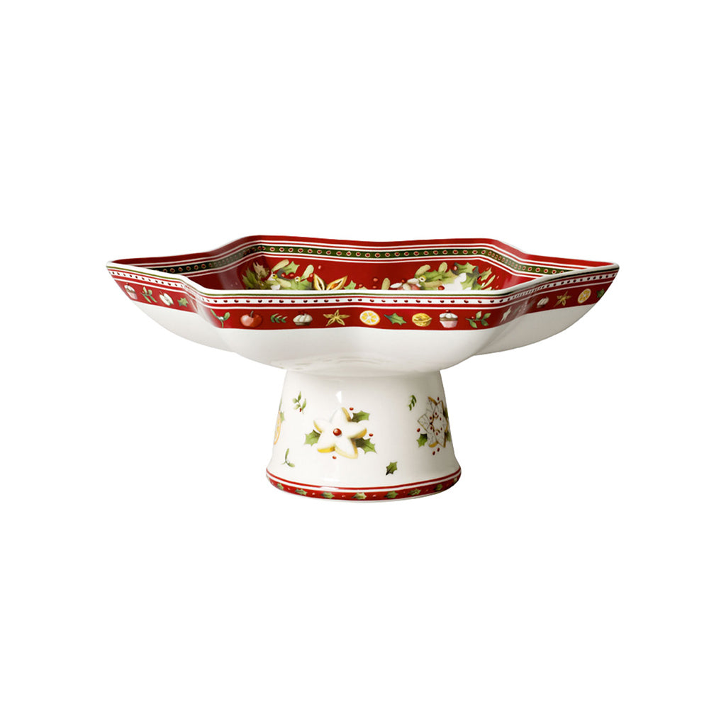 VILLEROY AND BOCH H Winter Bakery Ayaklı Yıldız Servis Kasesi 27 cm D’Maison 