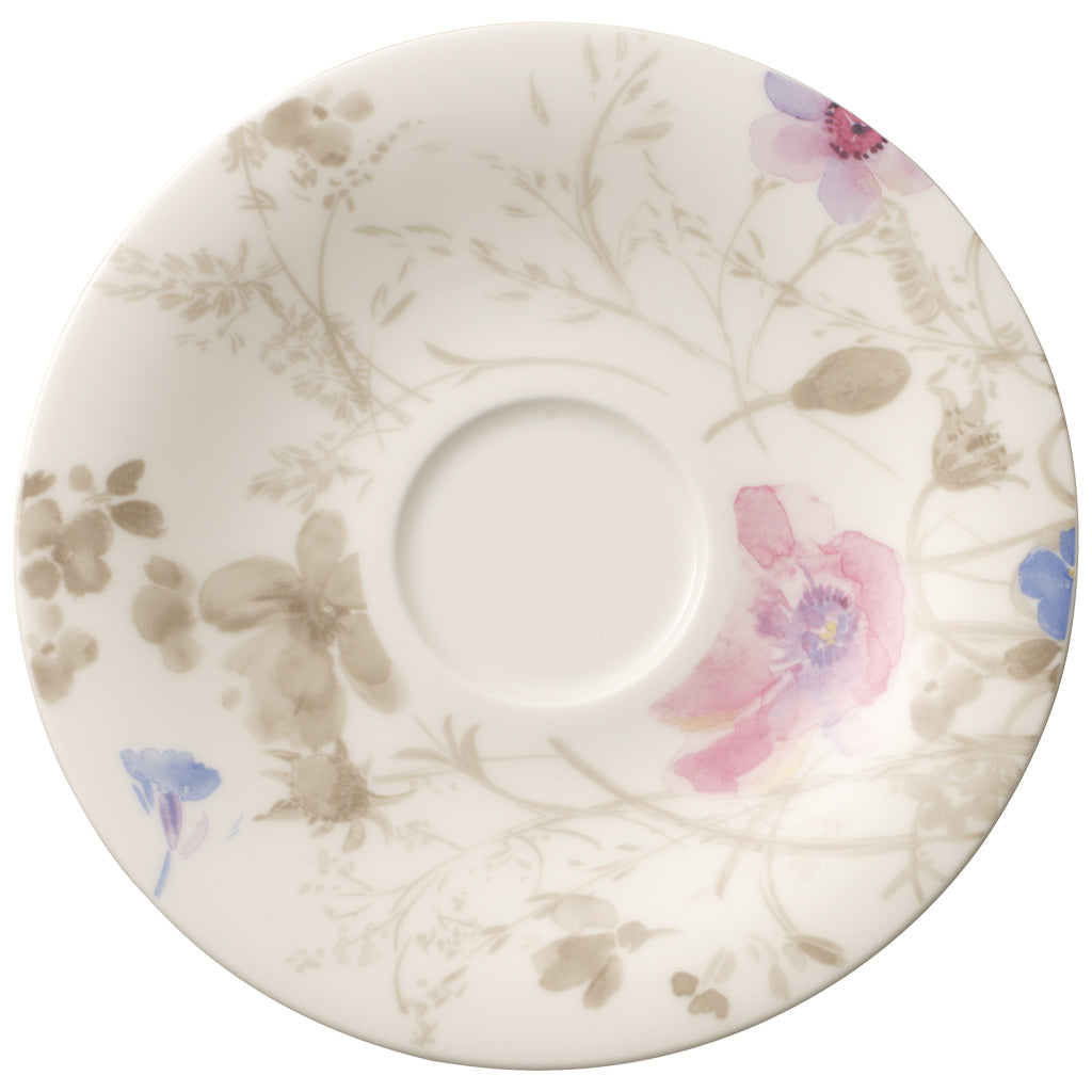 VILLEROY AND BOCH H Mariefleur Gris Kahve, Çay Fincan Tabağı D’Maison 